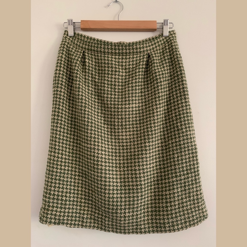 Vintage gingham skirt